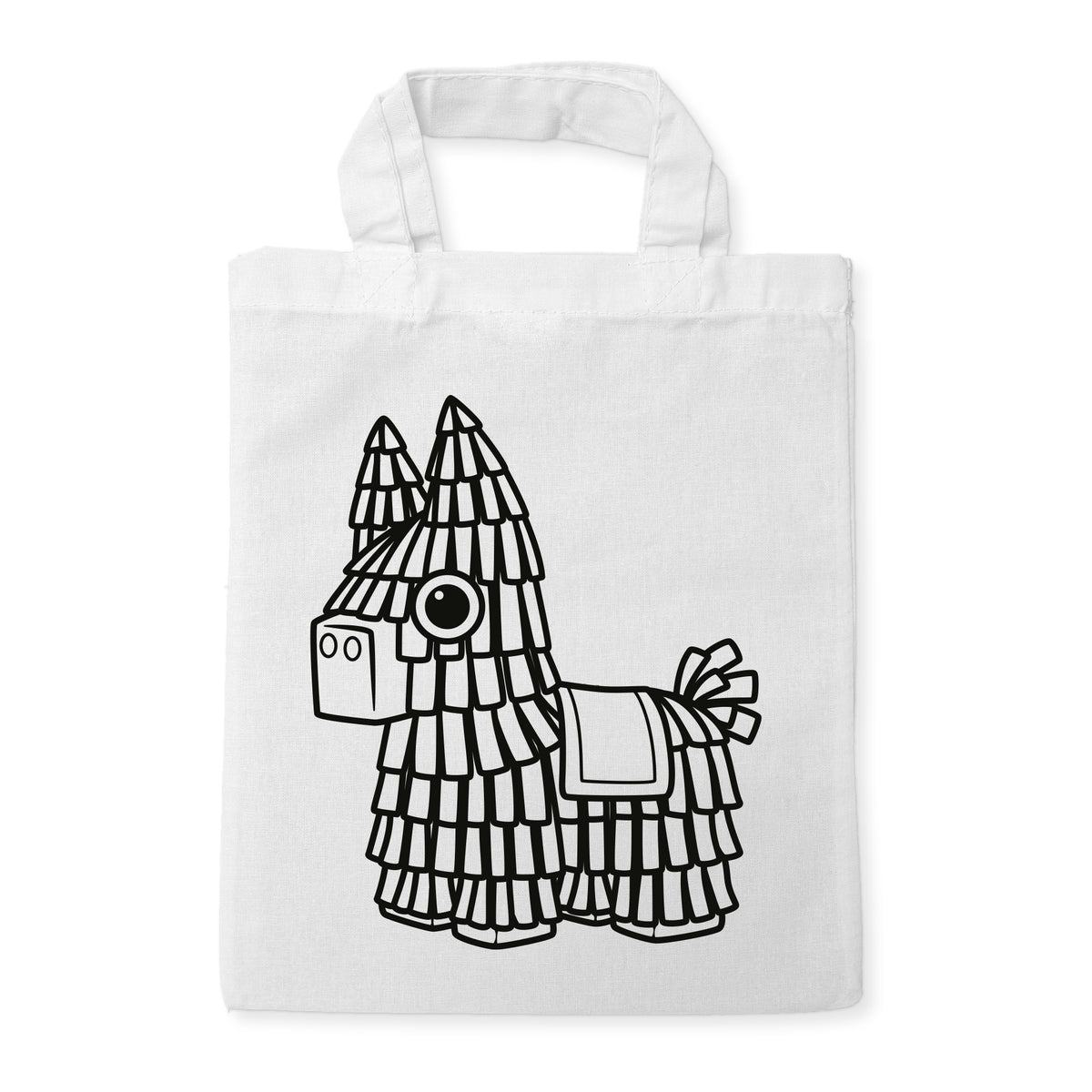 Piñata Ausmaltasche für Kinder, unbemaltes Motiv